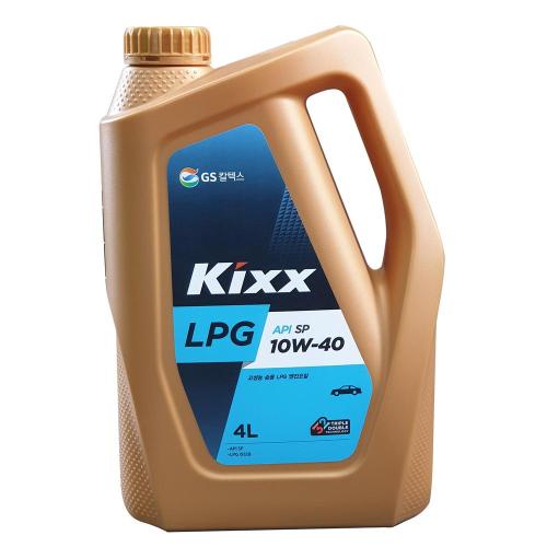 GS칼텍스 엔진오일(LPG) Kixx LPG API SP 10W-40_4/4L